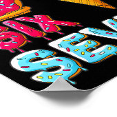 Honkbal Drip Nummer 67 Speler 67 Meme Ijs D Poster (Hoek)