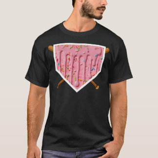 Honkbal Drip voor Jongens Home Bord Drip T-shirt