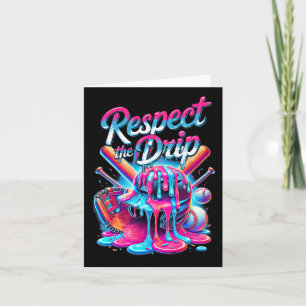 Honkbal Drip voor Jongens Ice Cream Respecteer de  Kaart