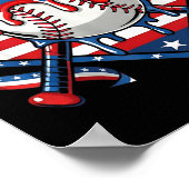 Honkbal Drip voor Jongens IJs Drip Honkbal 4e Poster (Hoek)