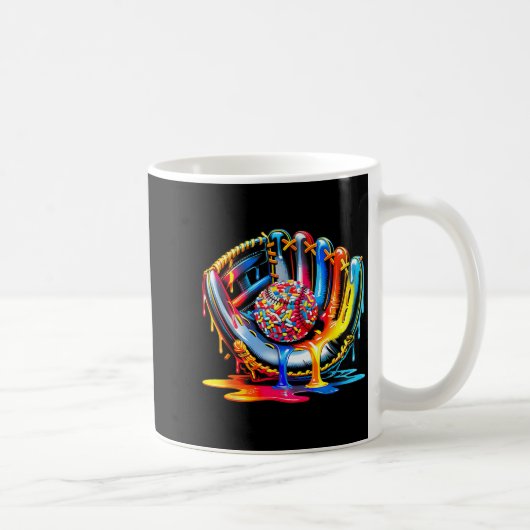Honkbal Drip voor Jongens Ijs Drip Honkbal Koffiemok (Rechts)
