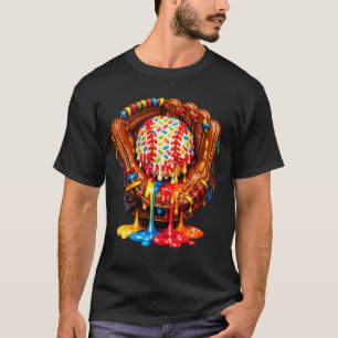 Honkbal Drip voor Jongens Ijs Drip Honkbal T-shirt