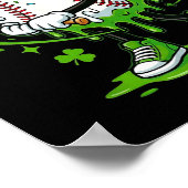 Honkbal Drip Voor Jongens Ijs Drip Jeugd St Pat Poster (Hoek)