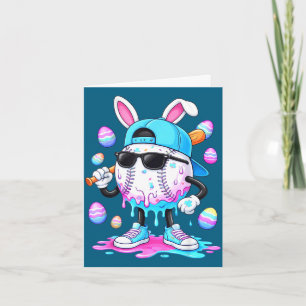 Honkbal drup ijs kleding jeugd jongen blij kaart