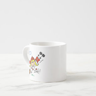 Honkbal Duik Meisjes Softbal T-shirts en Cadeaus Espresso Kop