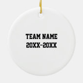 honkbal een echt geweldige coach is moeilijk te vi keramisch ornament (Achterkant)