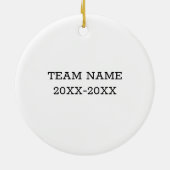 honkbal een echt geweldige coach is moeilijk te vi keramisch ornament (Achterkant)