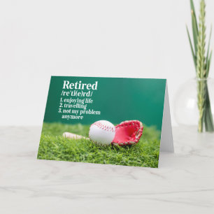 Honkbal Een Home Run Afscheid: Honkbal Pensioen Kaart