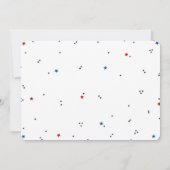 Honkbal Eerste Verjaardag Foto uitnodiging (Achterkant)