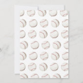 Honkbal Eerste Verjaardag Rookie van het jaar Kaart (Achterkant)