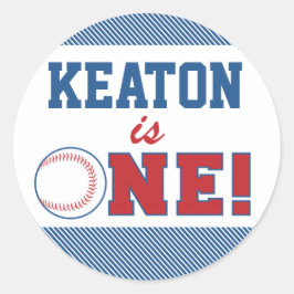 Honkbal Eerste Verjaardag Sticker