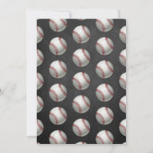 Honkbal elke leeftijd Verjaardag Bedankkaart (Achterkant)