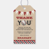 Honkbal elke leeftijd Verjaardag Cadeaulabel (Voorkant)