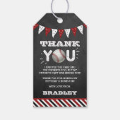 Honkbal elke leeftijd Verjaardag Cadeaulabel (Voorkant)