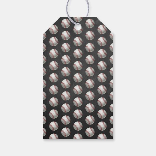 Honkbal elke leeftijd Verjaardag Cadeaulabel (Achterkant)