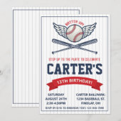  honkbal elke zondag kaart (Voorkant / Achterkant)