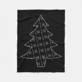 Honkbal en bat Collage Sport Kerstboom Fleece Deken (Voorkant)
