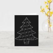 Honkbal en bat Collage Sport Kerstboom Kaart (Gele Bloem)