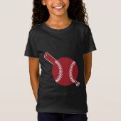 Honkbal en Bat Icon T-shirt (Voorkant)