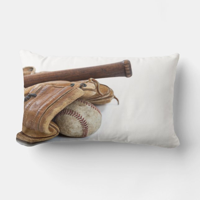  honkbal en bat kussen (Voorkant)