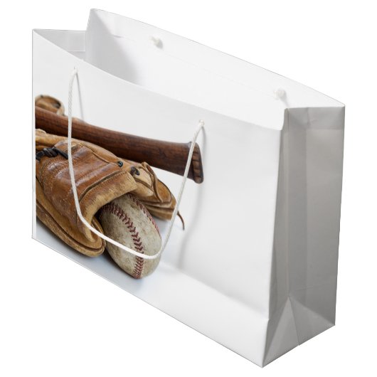  honkbal en bat large cadeautasje (Voorkant Gekanteld)