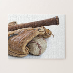 honkbal en bat legpuzzel
