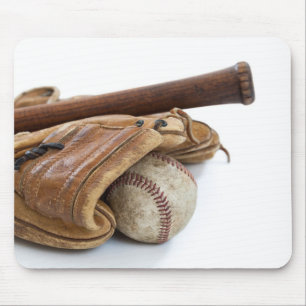 honkbal en bat muismat