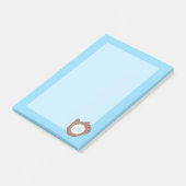 Honkbal en handschoen Blauwe kinderpost-it's Post-it® Notes (Schuin)