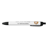 Honkbal en handschoen zwarte inkt pen (Bodem)