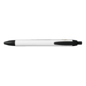 Honkbal en handschoen zwarte inkt pen (Achterkant)