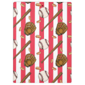 Honkbal en Hot Dogs Clipboard Klembord (Achterkant)