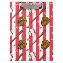 Honkbal en Hot Dogs Clipboard