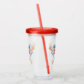 Honkbal en Softbal Lover Game Tumbler Acryl Drinkbeker (Links)