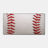 Honkbal en Softbal Rode Steek Bureaumat (Voorkant)