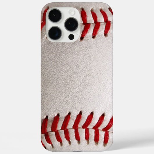 Honkbal en Softbal Rode Steek Case-Mate iPhone Case (Achterkant)