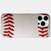 Honkbal en Softbal Rode Steek Case-Mate iPhone Case (Achterkant (horizontaal))