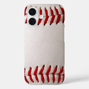 Honkbal en Softbal Rode Steek iPhone 16 Hoesje