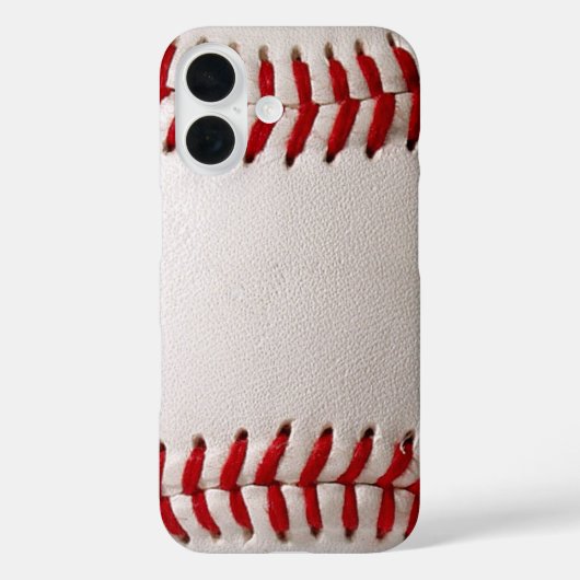 Honkbal en Softbal Rode Steek Case-Mate iPhone Case (Achterkant)