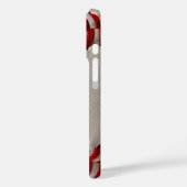Honkbal en Softbal Rode Steek Case-Mate iPhone Case (Achterkant / Links)