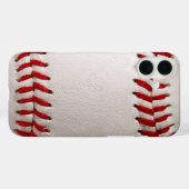Honkbal en Softbal Rode Steek Case-Mate iPhone Case (Achterkant (horizontaal))