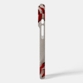 Honkbal en Softbal Rode Steek Case-Mate iPhone Case (Achterkant / Links)