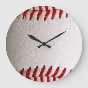 Honkbal en Softbal Rode Steek Grote Klok