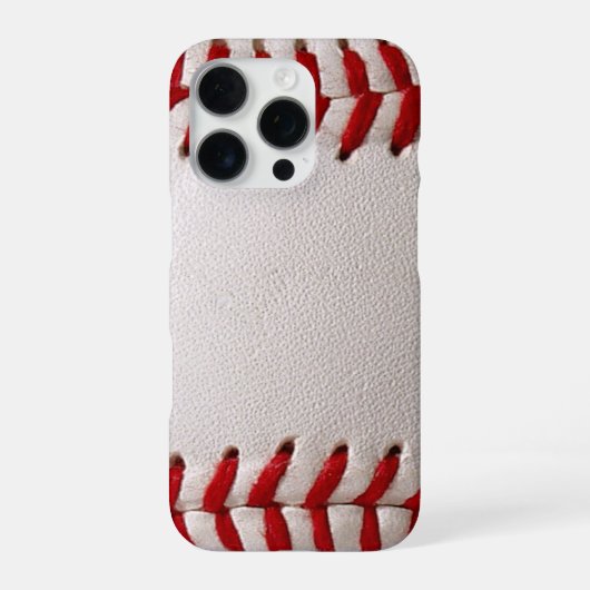 Honkbal en Softbal Rode Steek iPhone Hoesje (Achterkant)