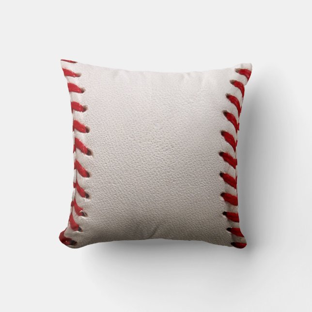 Honkbal en Softbal Rode Steek Kussen (Voorkant)