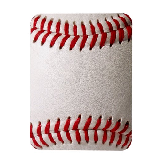 Honkbal en Softbal Rode Steek Magneet (Verticaal)