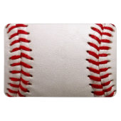 Honkbal en Softbal Rode Steek Magneet (Horizontaal)
