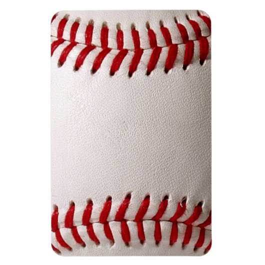 Honkbal en Softbal Rode Steek Magneet (Verticaal)