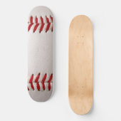 Honkbal en Softbal Rode Steek Persoonlijk Skateboard (Voorkant)