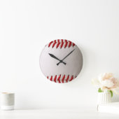 Honkbal en Softbal Rode Steek Ronde Klok (Huis)