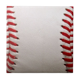 Honkbal en Softbal Rode Steek Tegeltje